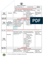 Grade 5 Weekly Home Learning Plan 1