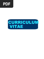 Curiculum Vetae