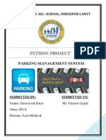 Parking Management System Project for D. C. Model Sr. Sec. School