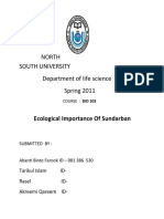 North South University Department of Life Science Spring 2011