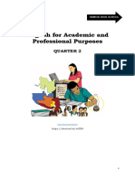 English For Academic and Professional Purposes: Quarter 2