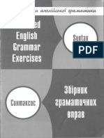 Collected English Grammar Exercises Syntax
