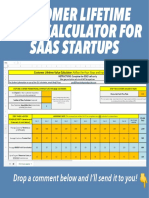 Customer Life Time Value Calculator