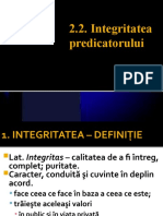 Integritatea Predicatorului