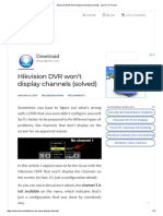 Hikvision DVR Won't Display Channels (Solved) - Learn CCTV