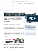 How To Access Hikvision DVR From Mobile (Step-By-Step) - Learn CCTV