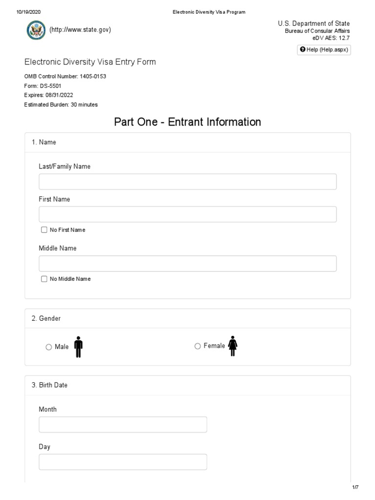 Electronic Diversity Visa Application Guide | PDF | Travel Visa ...