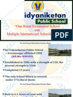 Sri Vidyaniketan: "One Rural Residential School Multiple International Schooling Facility"
