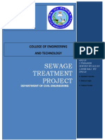 Sewage Treatment Project: College of Engineering and Technology