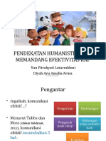 Pendekatan Humanistik Dan Pragmatik