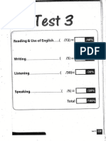 Reading and Use of English Test 3