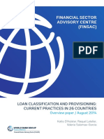 Financial Sector Advisory Centre (Finsac) : Loan Classification and Provisioning: Current Practices in 26 Countries