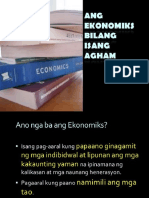 Ekonomiks at Agham Panlipuanan