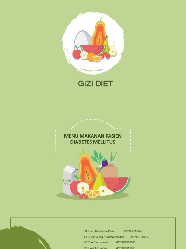 Menu Diet Sehat untuk Diabetes Mellitus | PDF