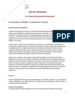 Gestión Del Riesgo en La Toma de Decisiones (ESP) Guía Del Programa