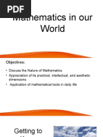 Mathematics in Our World