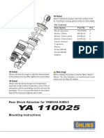 Note!: Rear Shock Absorber For YAMAHA N-MAX