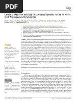 Energies: Optimal Decision Making in Electrical Systems Using An Asset Risk Management Framework