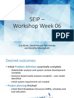 SEIP Workshop Week 06 Problem Definition and Project Planning