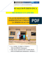 Plan de Respuesta Emergencias y Desastres