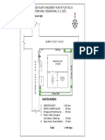 Proposed Plant & Machinery Plan of Plot No 16 Msme Park, Peddapuram, E. G. Dist.