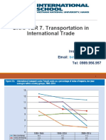 CHAPTER 7. Transportation in International Trade: Instructor: Binh Do Email: Tel: 0989.956.957