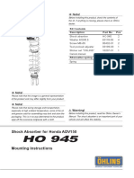 Note!: Shock Absorber For Honda ADV150