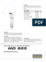 Note!: Shock Absorber For ACE Honda ADV150