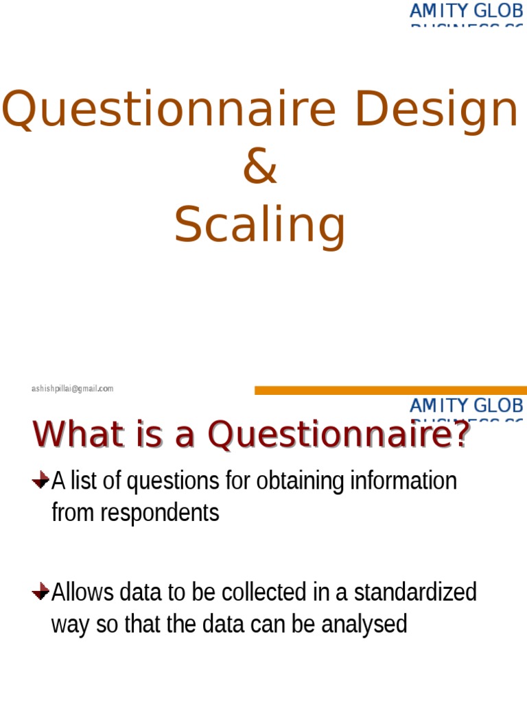 Questionnaire BBA II | PDF | Level Of Measurement | Likert Scale