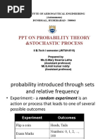 On Probability Theory &stochastic Process