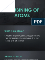 Combining of Atoms
