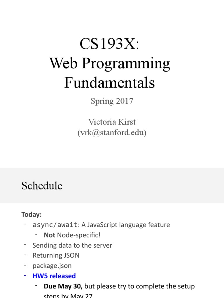 Async/Await in JavaScript Explained | PDF | Hypertext Transfer Protocol ...