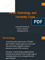 When Technology and Humanity Cross: Acuzar, Ma - Christina M. Chavez, Shyreline Macasadia, Kier M