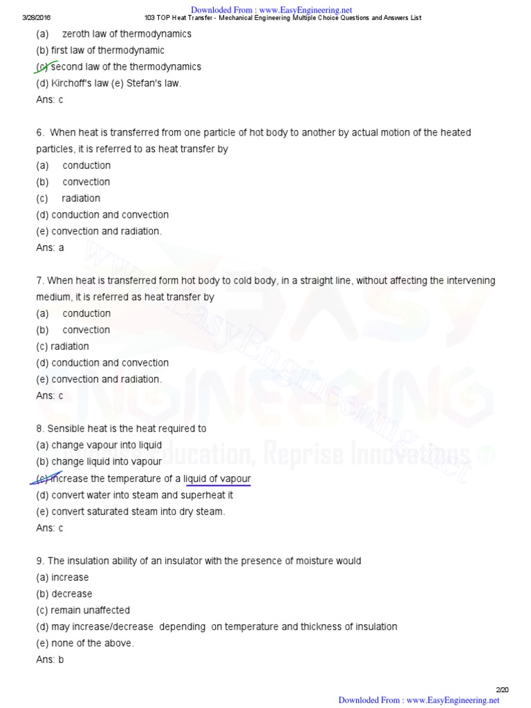 Mechanical Engineering Objective by DS Handa - by WWW - LearnEngineer ...