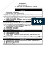 Cronograma Letras 6º Semestre