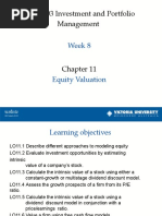 Week 8 - Equity Valuation