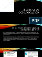 TÉCNICAS DE COMUNICACIÓN Asincrona