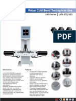 Rebar Cold Bend Testing Machine