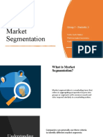 Market Segmentation: Group 5 - Fantastic 3