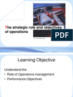 He Strategic Role and Objectives of Operations: Source: Honda Motor Company