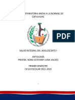 Antologia Salud Integral, Primer Semestre