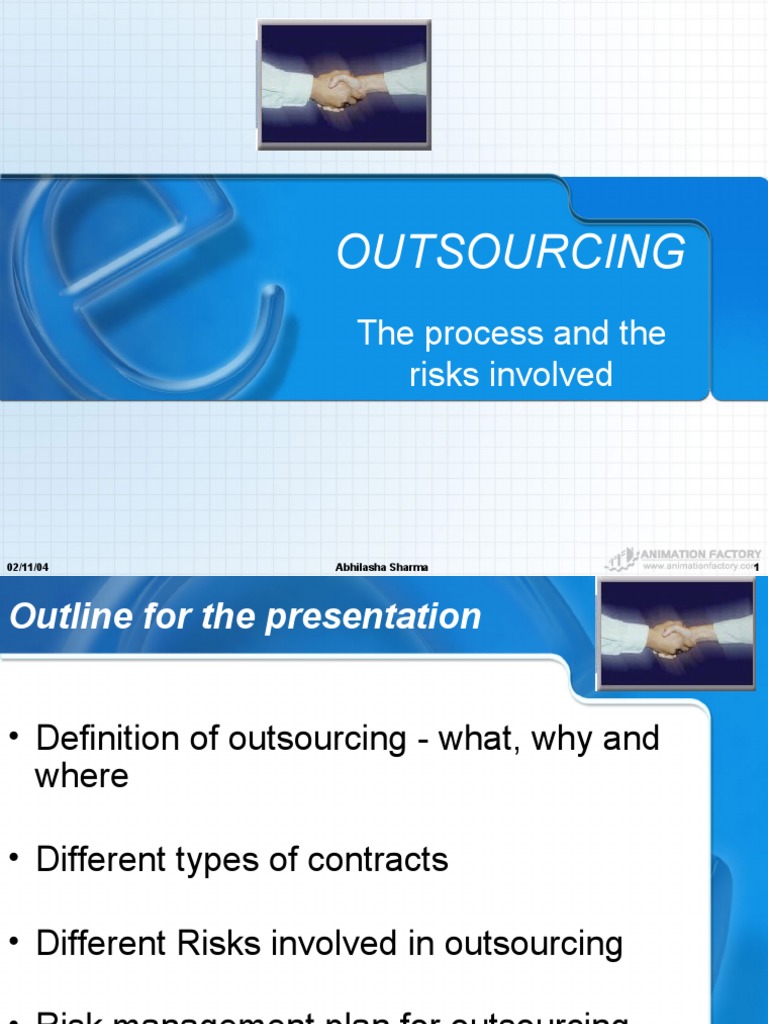 Outsourcing: Risks and Management Strategies | PDF | Outsourcing | Risk ...
