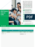 Miultimate Health Care: Ringkasan Informasi Produk Dan Layanan Versi Personal Proposal Ilustrasi