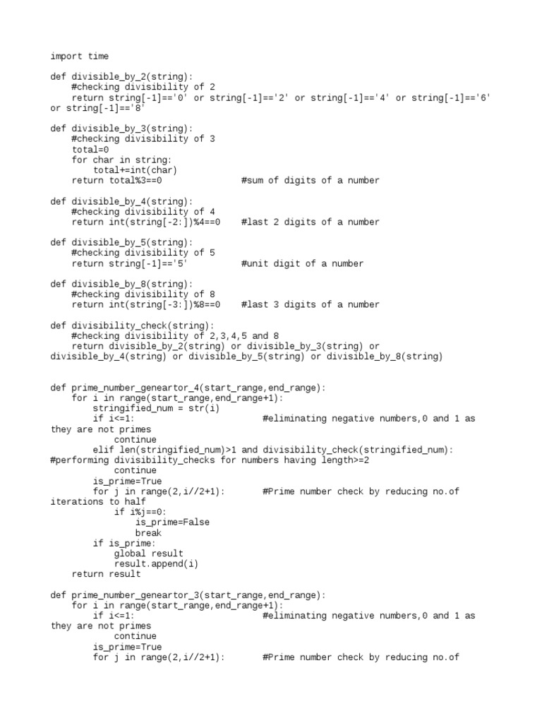 Prime Number Generator - Py | PDF | Prime Number | Computer Programming