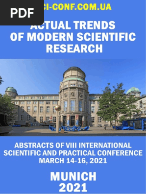 Actual Trends Of Modern Scientific Research 14 16.03.21 | PDF.