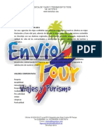 Modelo Planeacion Estrategica Envio Tour