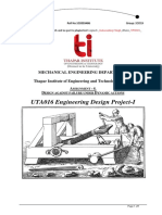 UTA016 Engineering Design Project-I