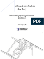 King Post Truss Joinery Analysis