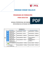 Cronograma de Actividades PFA Ing - Civil 202101