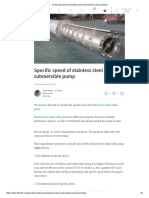 (1) Specific speed of stainless steel submersible pump _ LinkedIn